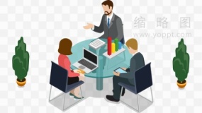 高质量开会人物效果免抠png下载