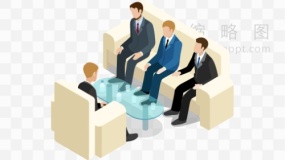 经典内部汇报效果免抠图片