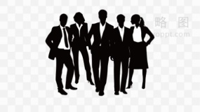 简洁集体办公素材PNG免抠图