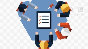 简洁开会素材免抠图片