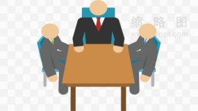 大尺寸部门会议素材透明图片