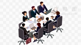 经典商务开会素材PNG免抠图