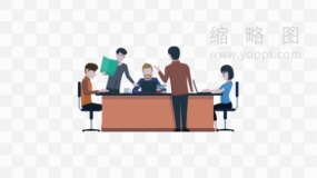 商务市场宣讲素材PNG透明图片