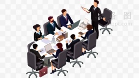 精品头脑风暴效果免抠图片