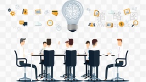 高清商业谈判效果免抠png下载