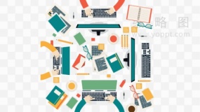 清晰圆桌会议素材PNG免抠图