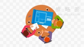 精美演讲培训效果透明格式