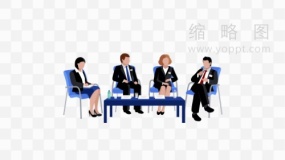 简约产品培训效果PNG文件