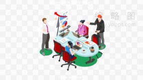 商务市场宣讲素材透明格式