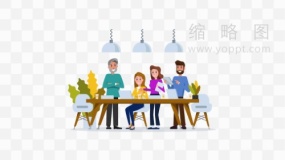 简洁品牌提案素材透明格式