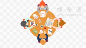 高端内部汇报素材透明格式