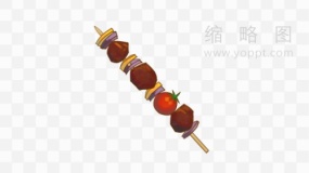 牛肉串素材2 PNG