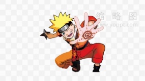 火影少儿元素PNG透明图片