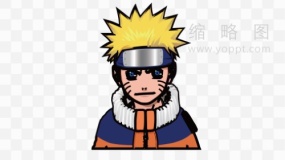 火影忍者人物角色精致设计元素透明格式