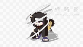 火影忍者人物角色创意特效免抠图片