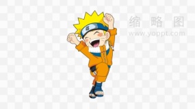 火影漫画创意装饰素材透明格式