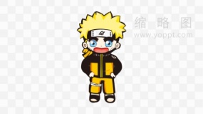 火影忍者鸣人大尺寸元素透明格式