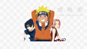 火影忍者动漫人物清晰效果透明图片