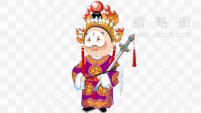 高清中国传统京剧Q版人物角色素材14 png文件