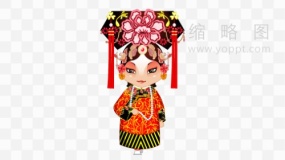 高清中国传统京剧Q版人物角色素材19 免抠图片