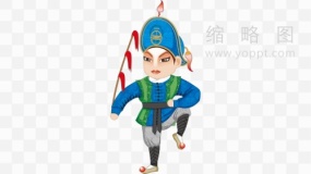 高清中国传统京剧Q版人物角色素材36 PNG免抠图