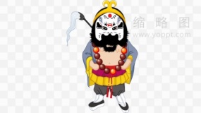 高清中国传统京剧Q版人物角色素材63 免费下载png