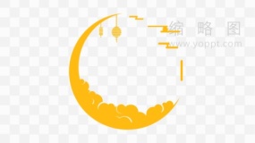 金色云纹古典素材PNG透明图片