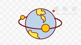 高清航空航天星球图案PNG透明图片