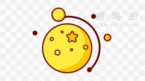 卡通星空图案PNG