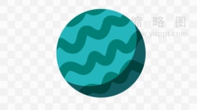 精品星环星球素材透明图片