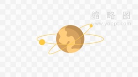 精美星球特效透明图片