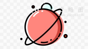 精品星环星球效果PNG