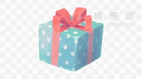 立体礼盒特效免费png素材