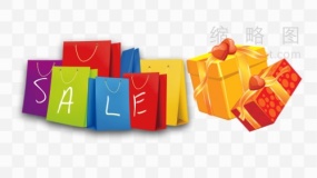 高端礼盒特效透明