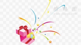 精美礼盒设计图案免抠图片