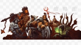 魔兽世界人物素材13 png图片