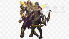 魔兽世界角色图案素材5 PNG格式
