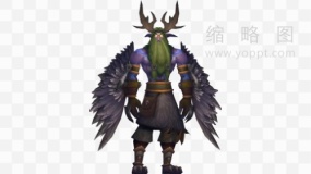 魔兽世界人物角色素材86 透明格式