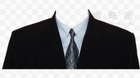 男士正装照片寸照素材24 透明图片