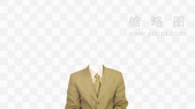 男士西装素材40 透明图片