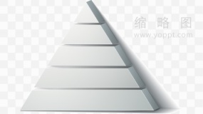 银色金字塔模型png大图