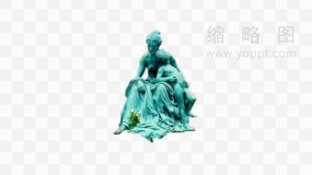 外国雕像素材33 PNG透明图片
