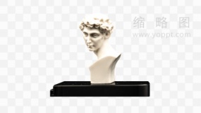 石膏人物特写素材66 PNG