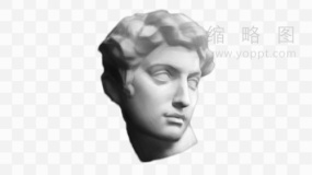 精细石膏雕像素材78 png文件
