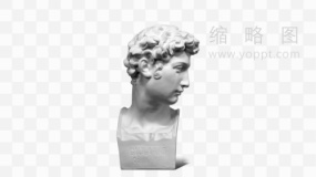 石膏像素材93 png图片