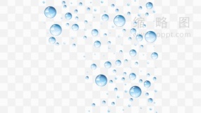 水泡升起素材 免抠图片