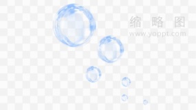 水滴球形效果 透明格式