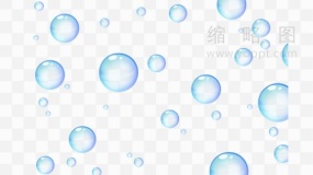 水滴质感元素 png图片