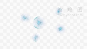 水滴玻璃凝珠特效 PNG免抠图