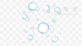 水珠凝聚素材 透明图片